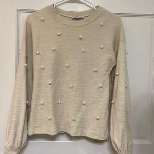 ZARA Pearl Sweater